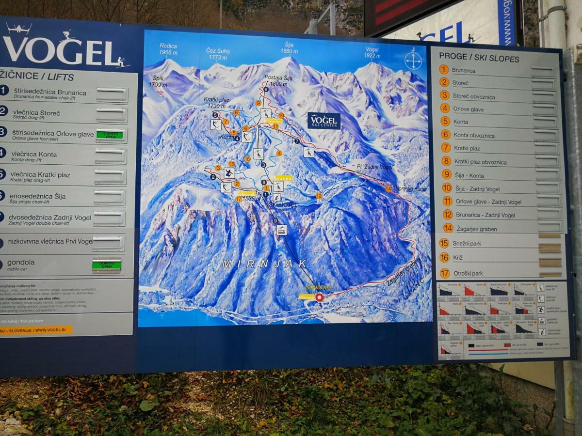 Planika B&M Lejlighed Bohinj Eksteriør billede